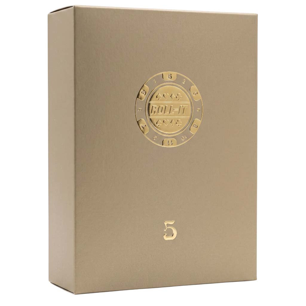 A metallic gold rectangular box with a circular embossed logo reading 'GOLIFT' and a gold number 5 near the bottom, shown on a plain white background.