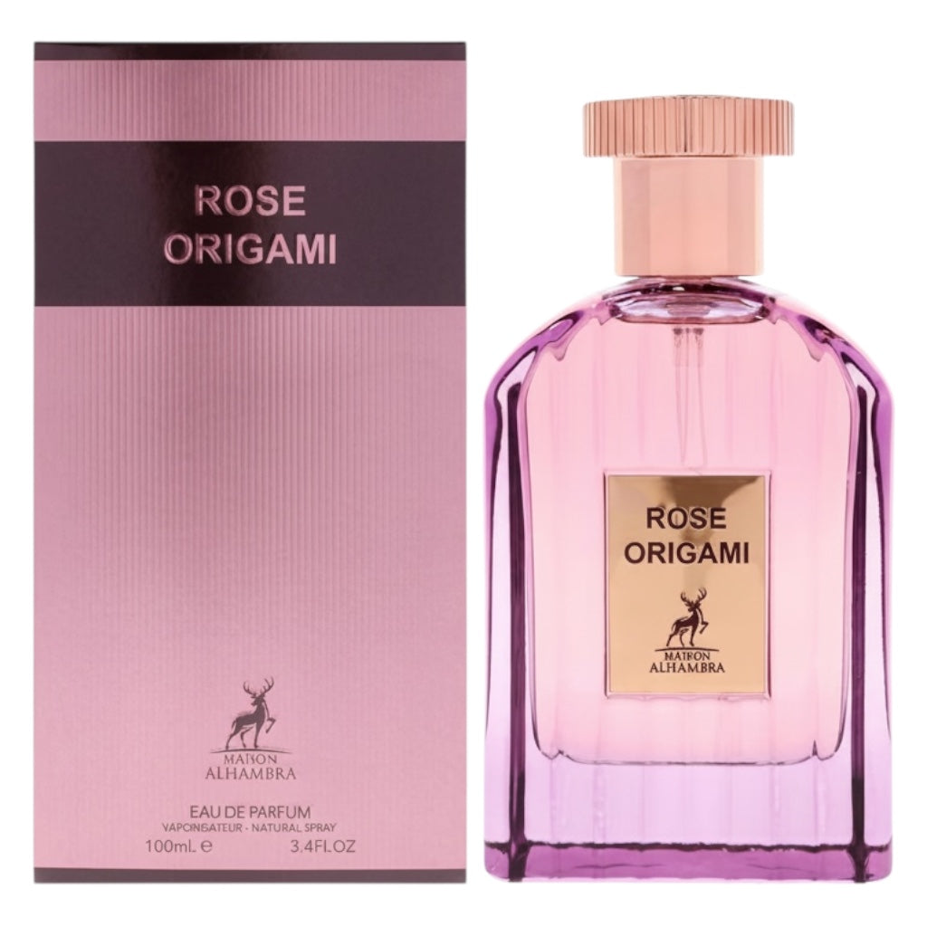 Maison Alhambra Rose Orgami (U)3.4 oz EDP 100ml Spray Lattaffa