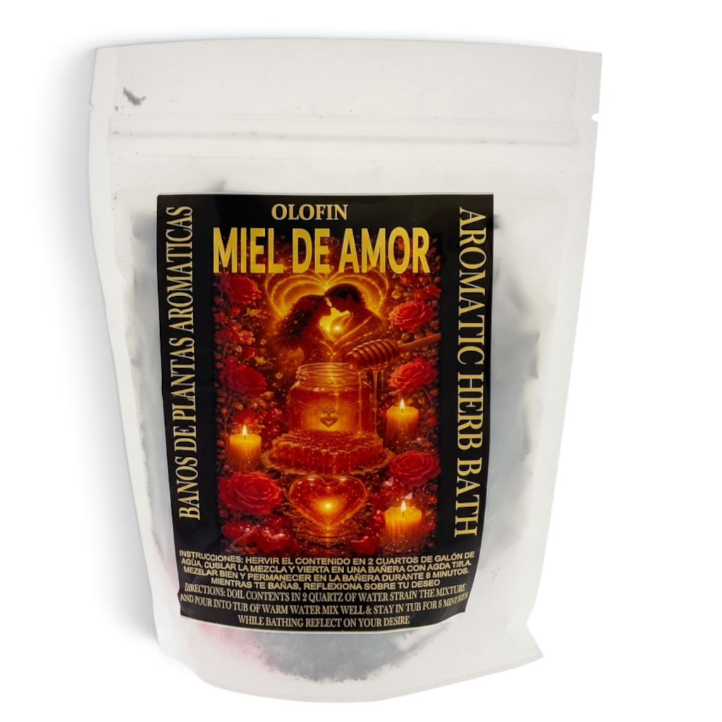 Miel DE Amor Baño de Hierbas en Bolsa | Herbal Spiritual Bath 