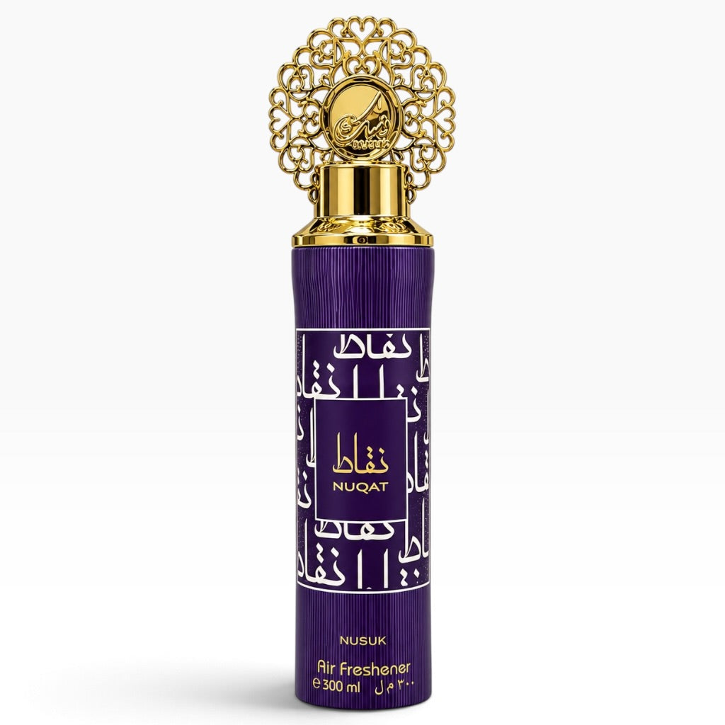 Nuqat Nusuk Air Freshener 300ml | Luxury Arabian Home Fragrance Spray 