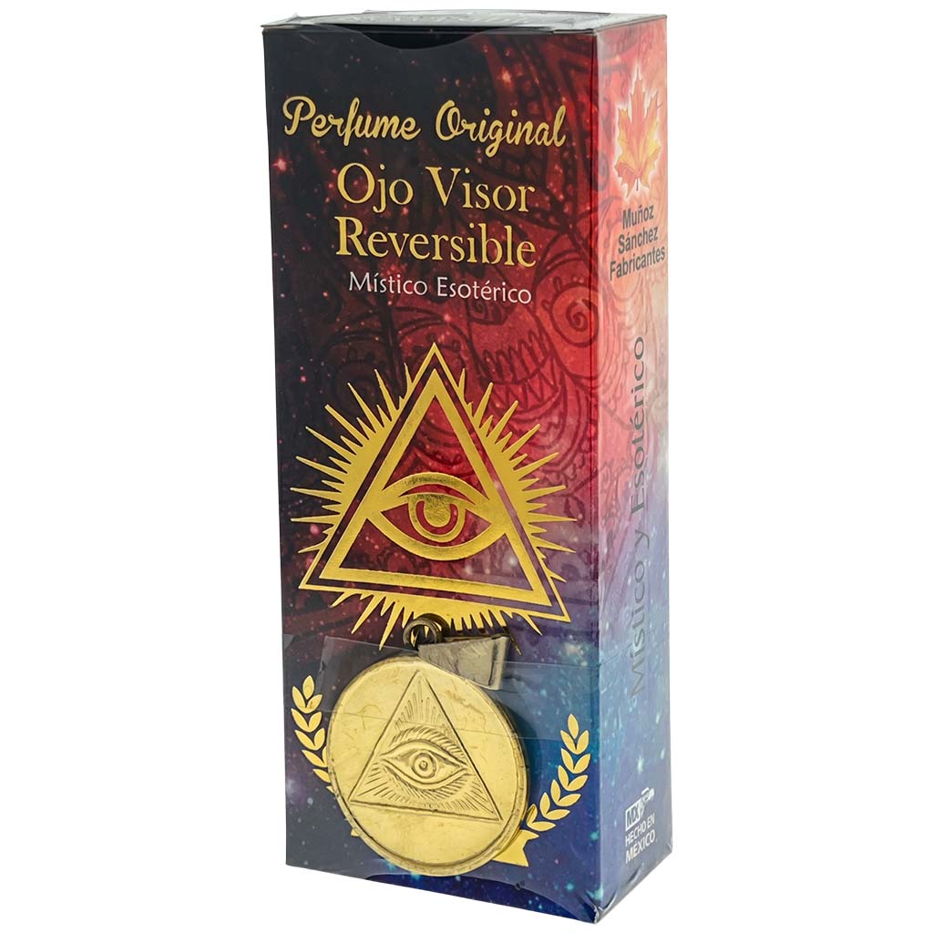 Ojo Visor Reversible Esoteric Perfume with Collectible  Protective Amulet Medallion