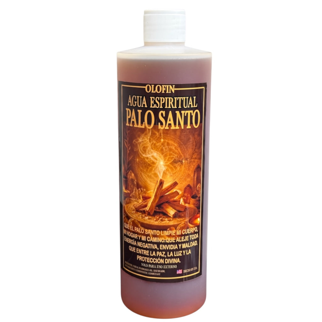 Palo Santo Cleansing Spiritual Water | Agua     Espiritual Esotérica 16oz