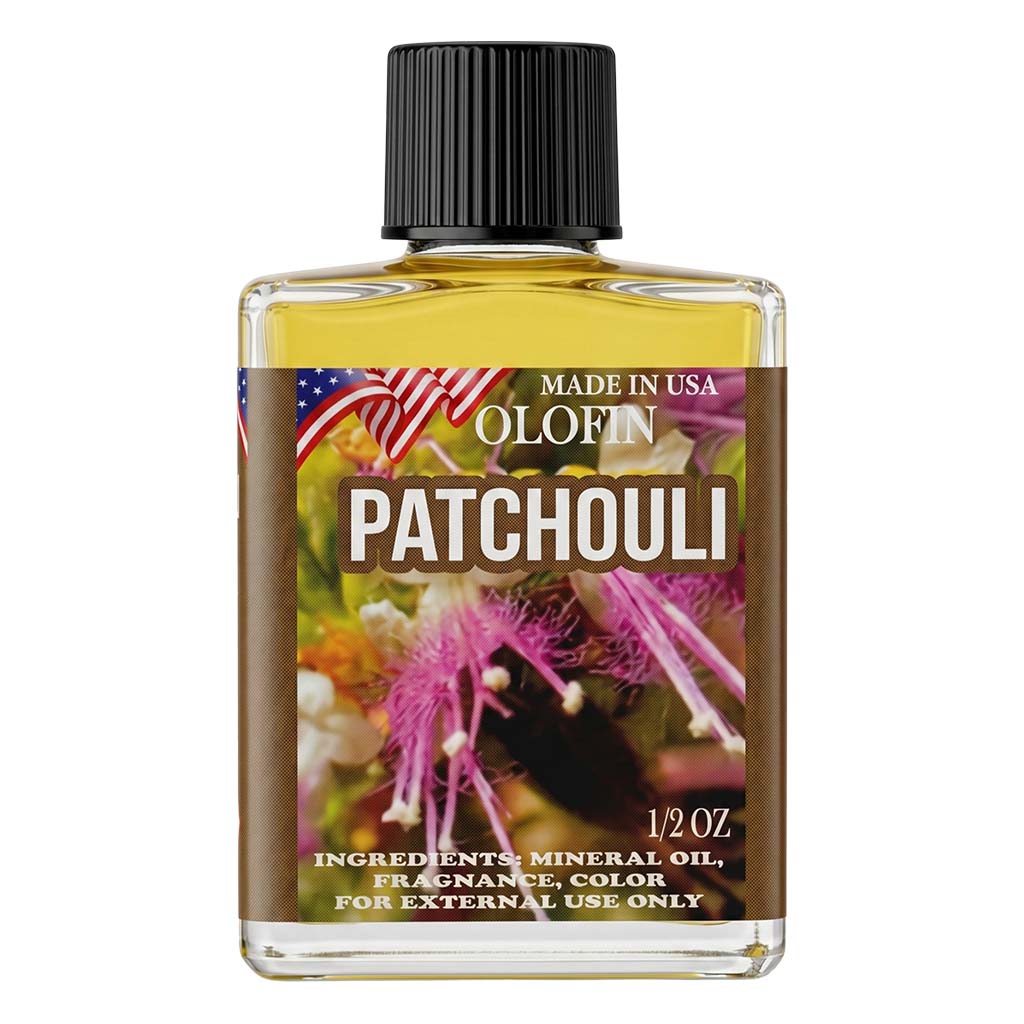 Patchouli Aceite Esoteric Fragrance Oil 1/2oz-1oz Square Bottle