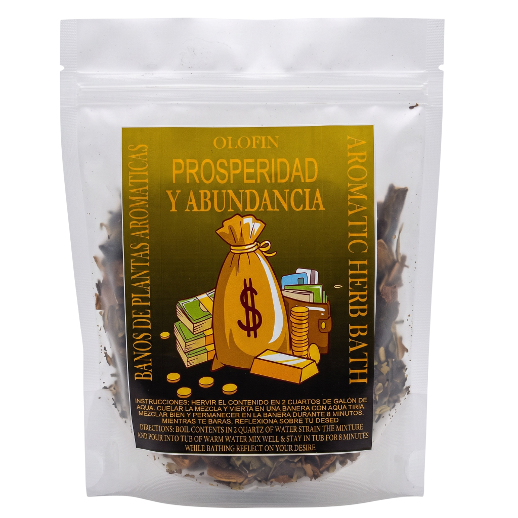 Prosperidad Y Abundancia Baño de Hierbas en Bolsa | Herbal Spiritual Bath