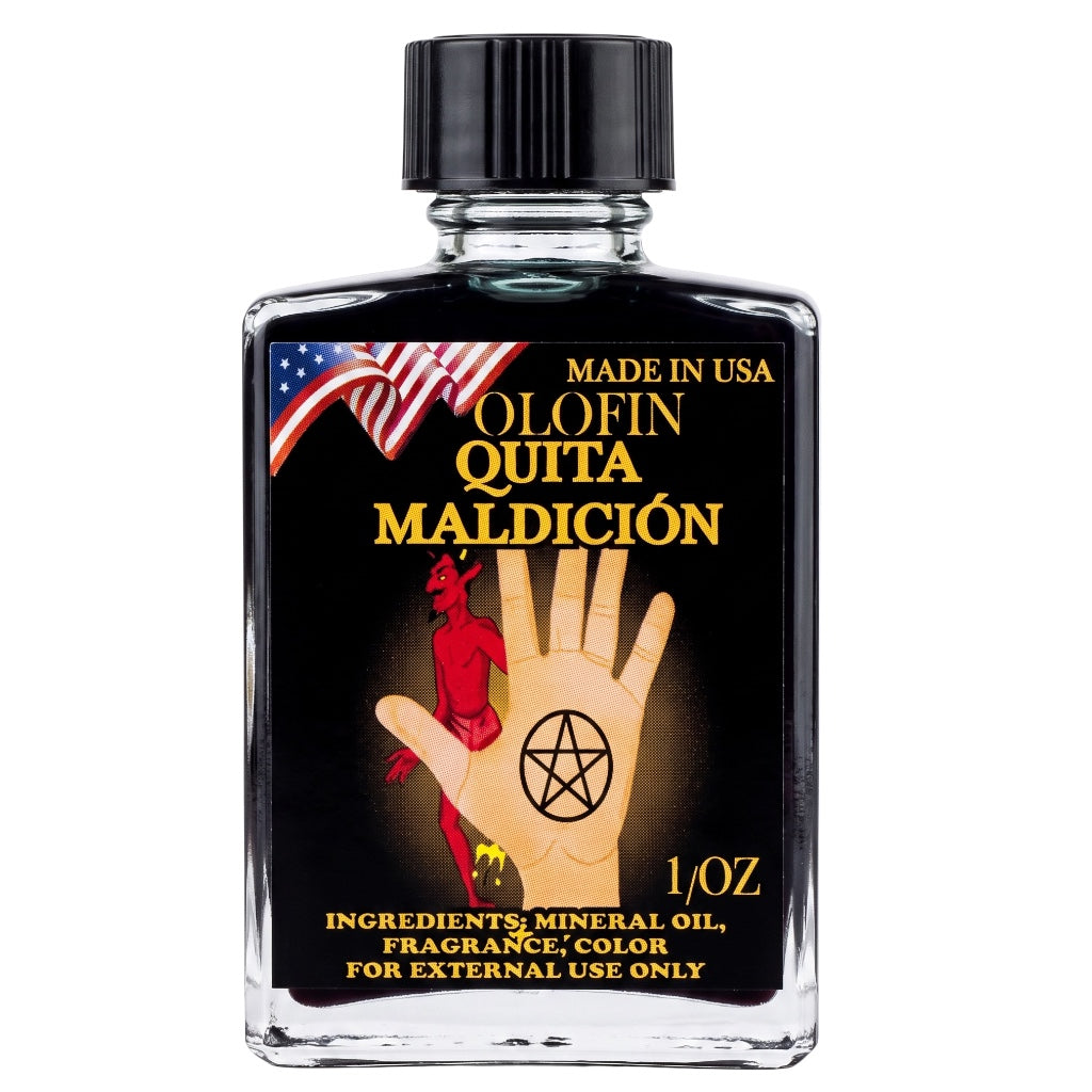 Quita Maldicion Aceite Esoteric Fragrance Oil 1/2oz-1oz Square Bottle 