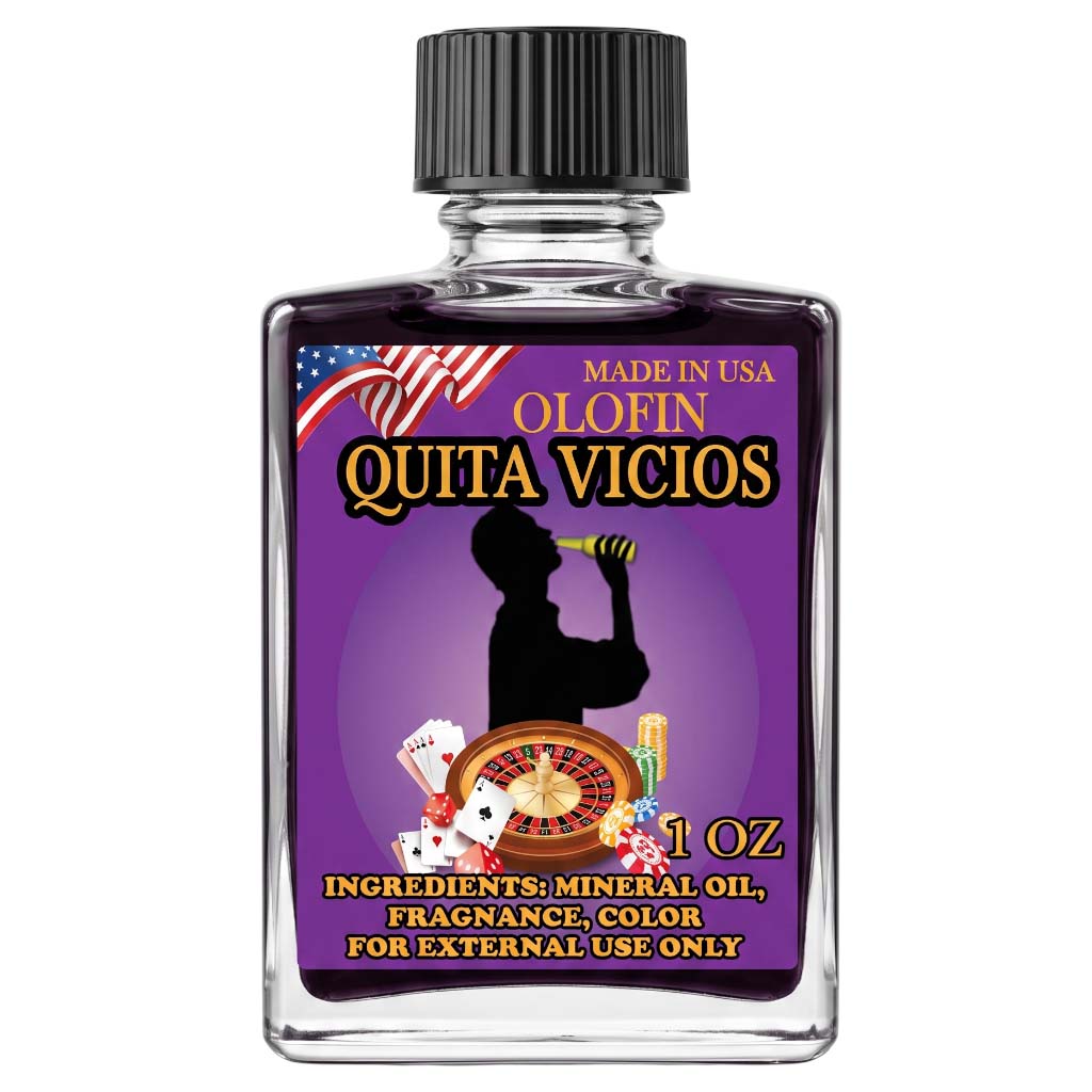 Quita Vicios Aceite Esoteric Fragrance Oil 1/2oz-1oz Square Bottle 