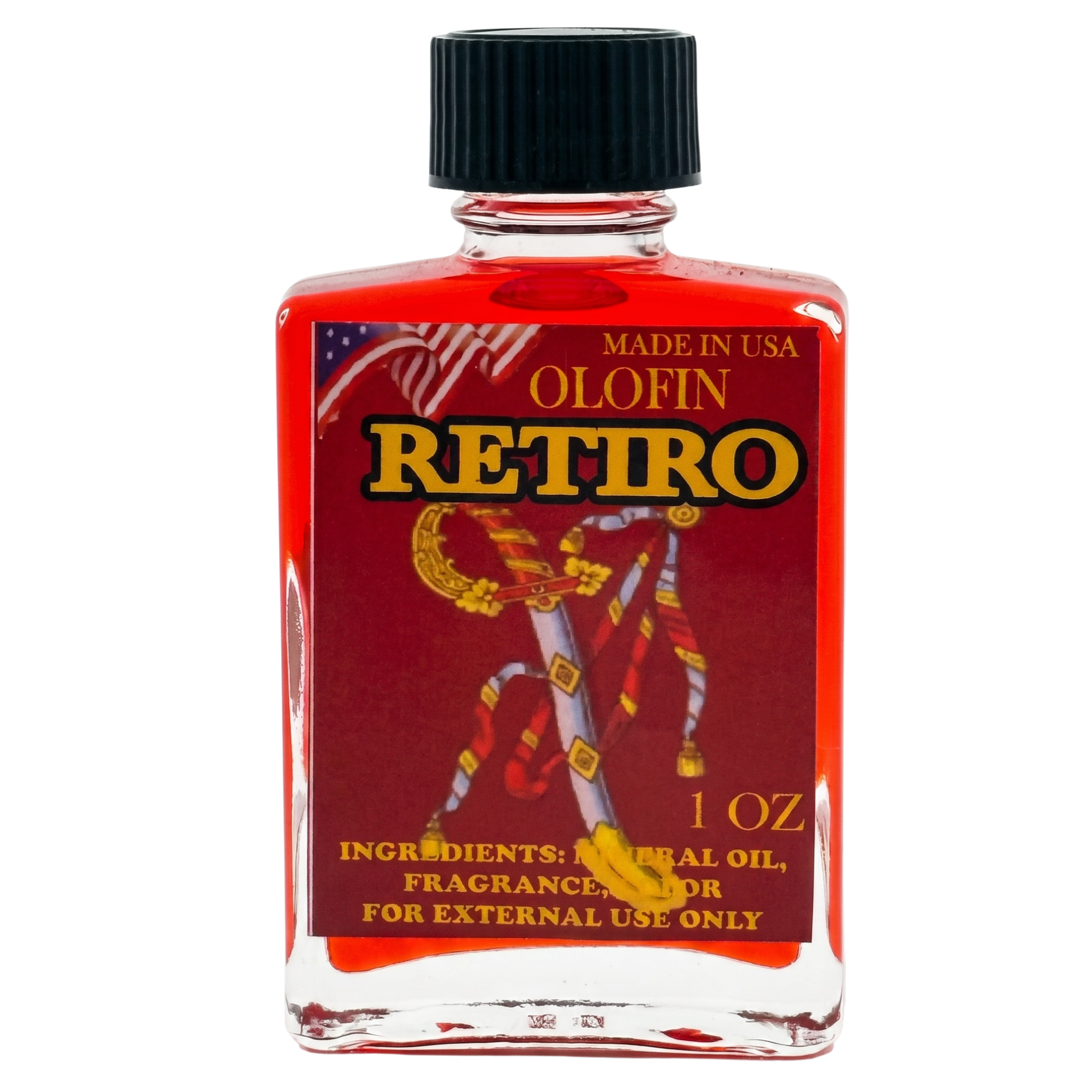 Retiro Aceite Esoteric Fragrance Oil 1/2oz-1oz Square Bottle