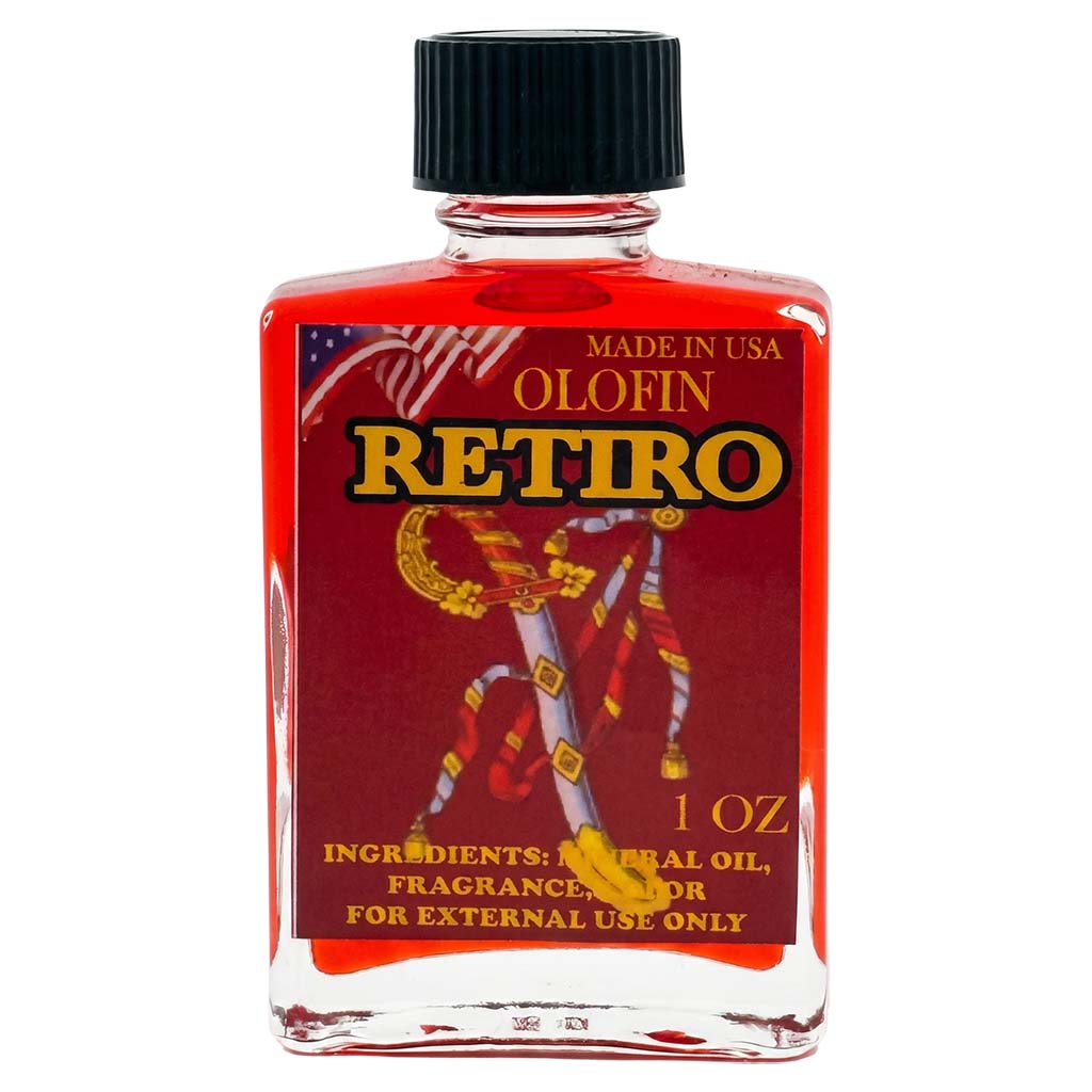 Retiro Aceite Esoteric Fragrance Oil 1/2oz-1oz Square Bottle