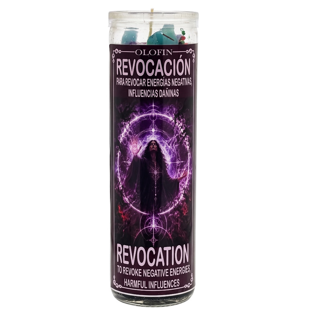 Revocacion -Revocation Prepared Ritual Candle Perfumed Vela Preparada 