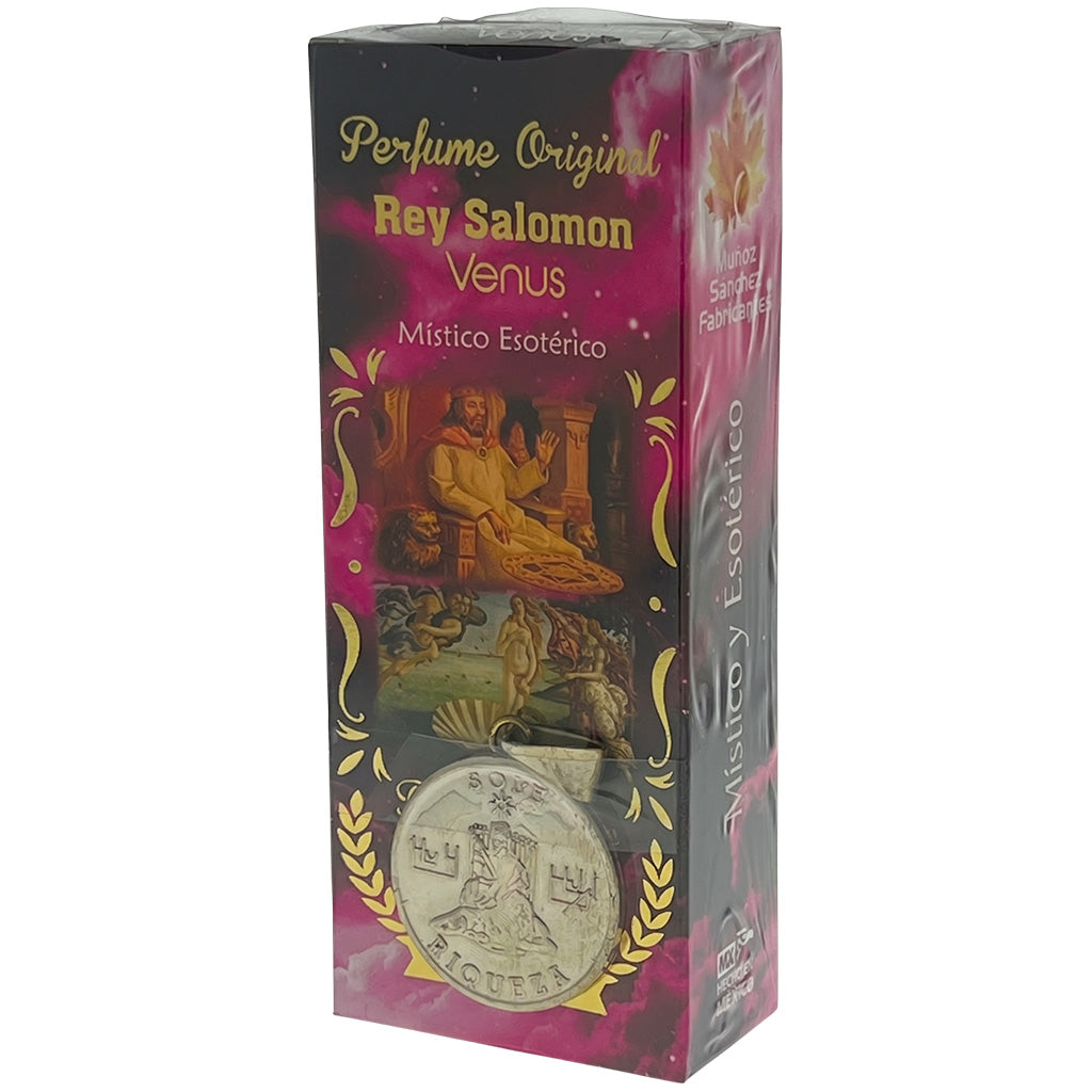 Box of Rey Salomon Venus perfume with decorative design and text.