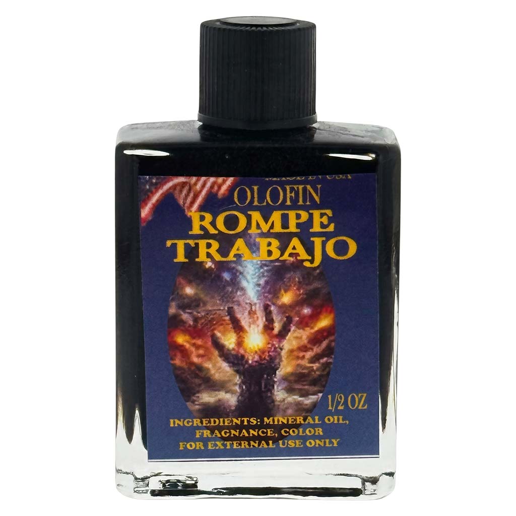 Rompe Trabajo Aceite Esoteric Fragrance Oil 1/2oz-1oz Square Bottle