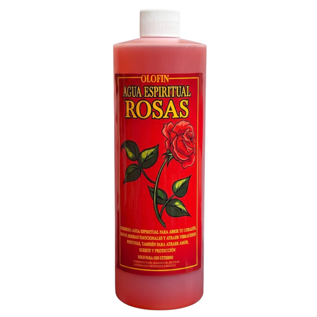 Rosas Cleansing Spiritual Water | Agua     Espiritual Esotérica 16oz 