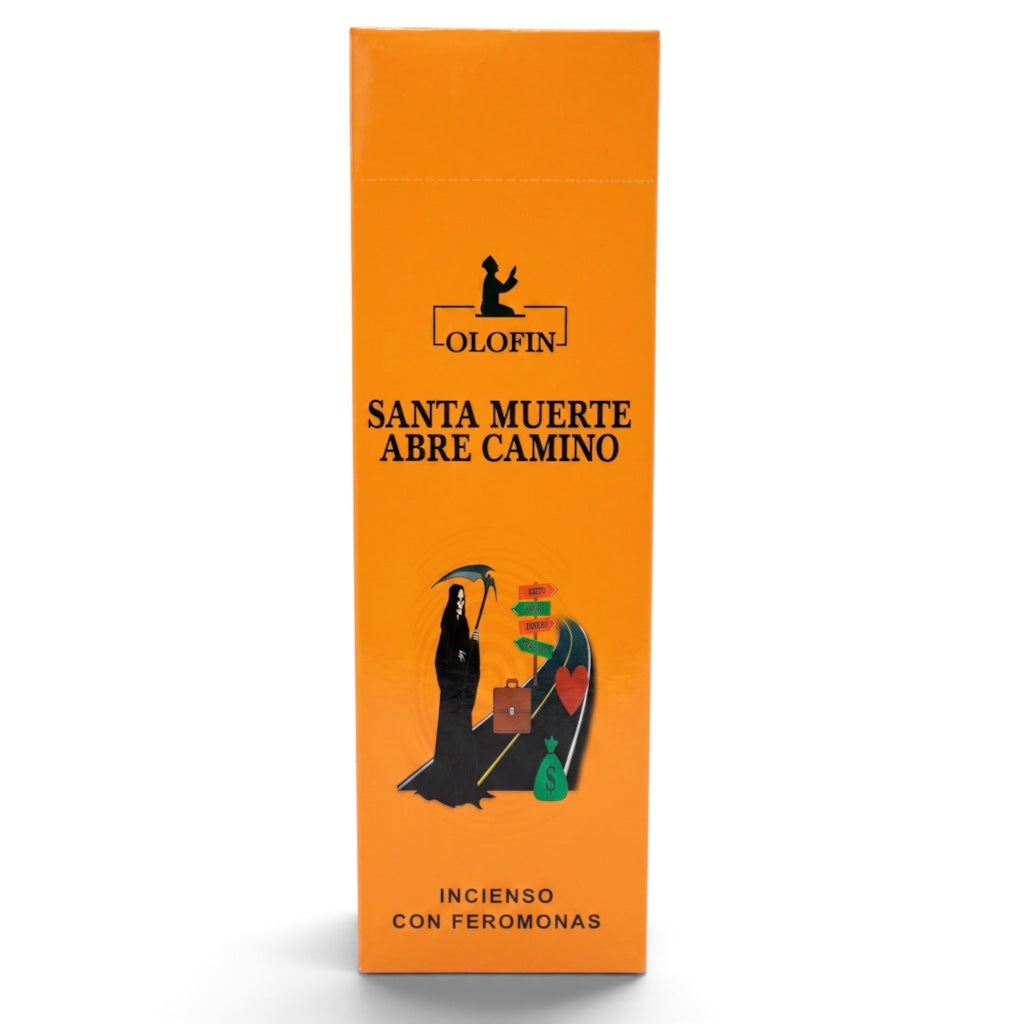 Santa Muerte Abre Camino Incense 25-8ct 200Sticks Square Box