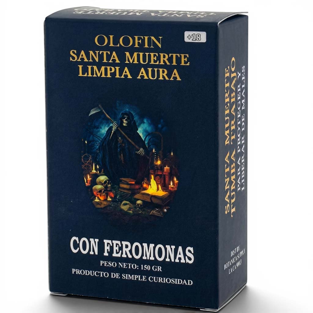 Santa Muerte Limpia Aura Perfumed Artisanal Soap 150G With Phermones Esoteric