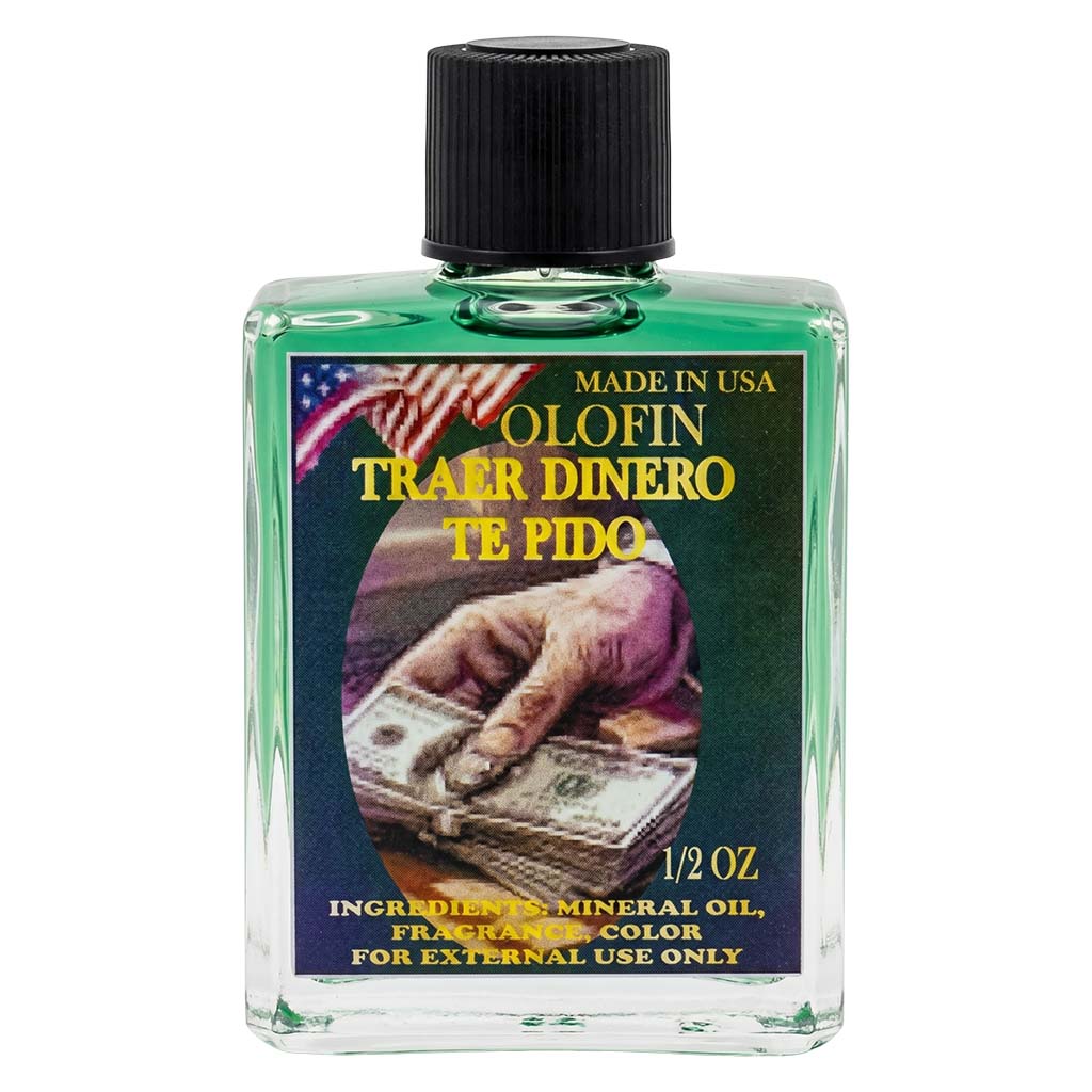 Traer Dinero Te Pido Aceite Esoteric Fragrance Oil 1/2oz-1oz Square Bottle