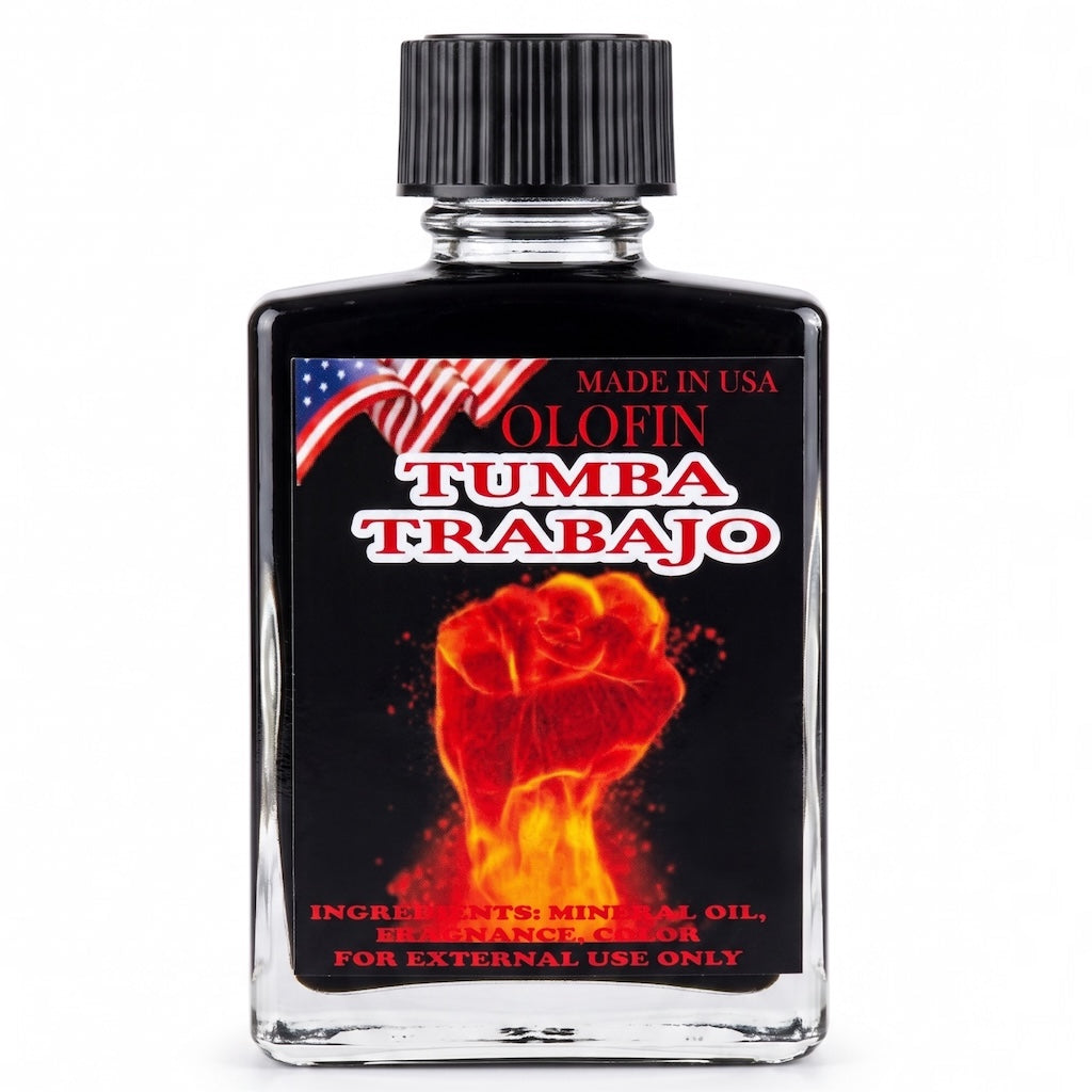 Tumba Trabajo Aceite Esoteric Fragrance Oil 1/2oz-1oz Square Bottle 