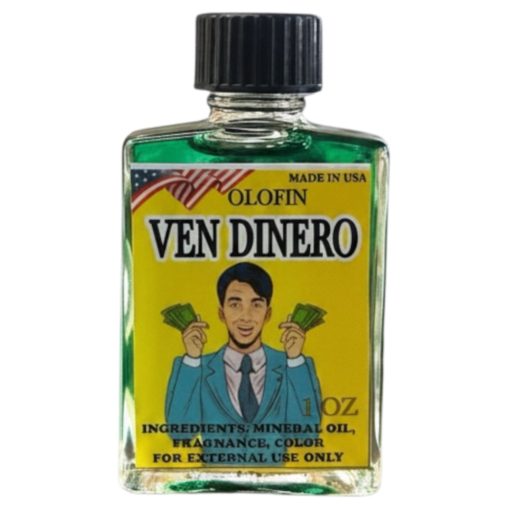 Ven Dinero Aceite Esoteric Fragrance Oil 1/2oz-1oz Square Bottle 