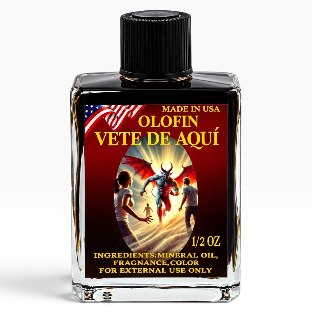 Vete De Aqui Aceite Esoteric Fragrance Oil 1/2oz-1oz Square Bottle