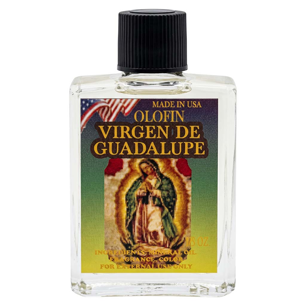 Virgen De Guadalupe Santo Aceite Esoteric Fragrance Oil 1/2oz-1oz Square Bottle
